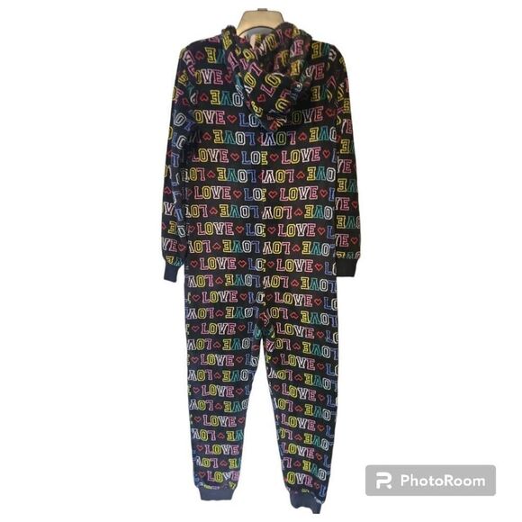 SO Love Hooded Sleep One Piece Juniors Small - Picture 5 of 11